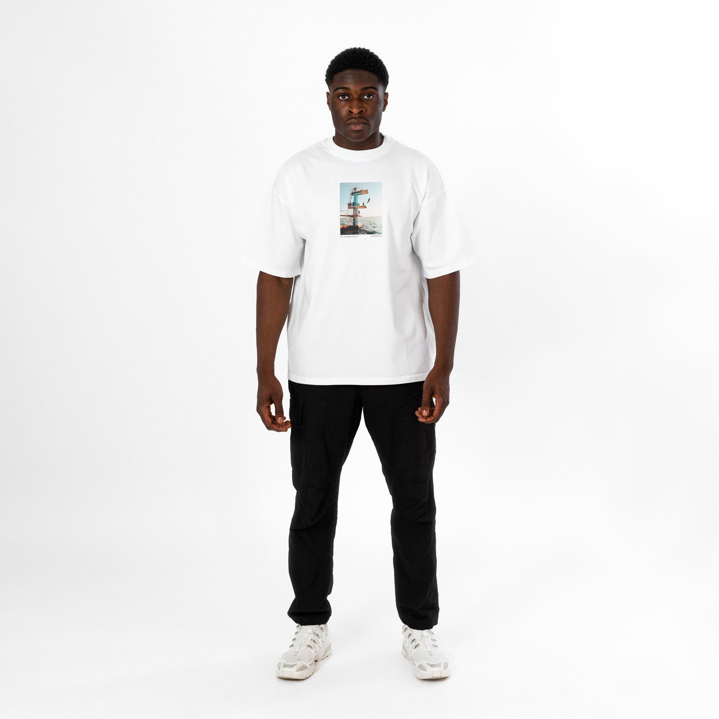 "NO LIFEGUARD" TEE