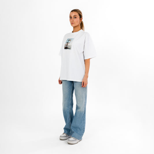 "NO LIFEGUARD" TEE